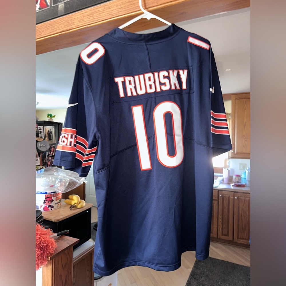 Chicago Bears 100th season limited Trubisky jersey
